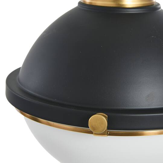 Hello Honey® Robert Stevenson Lighting Cameron Two-Tone Metal & Frosted Glass Ceiling Light